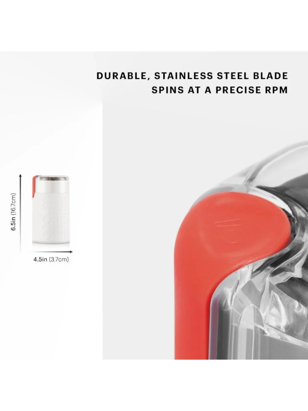 Electric Blade Coffee Grinder - Compact, Stylish Design for Fresh Ground Coffee